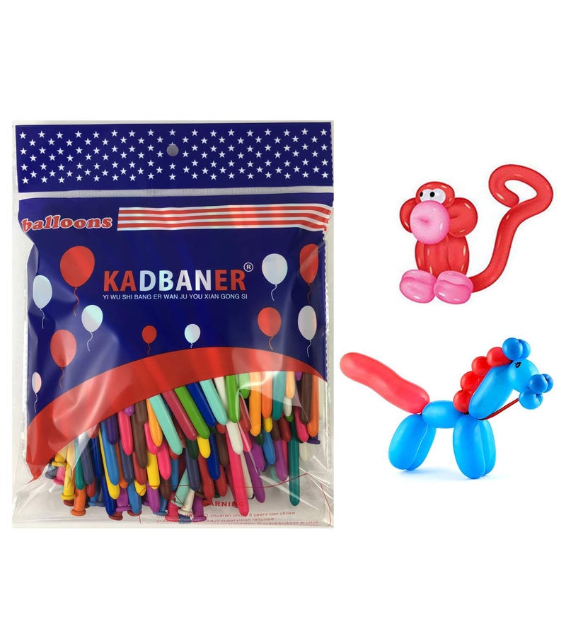 KADBANER 260Q Long Balloons 100 Pack latex balloons Graduation Wedding Reunion Party Birthday - Image 4